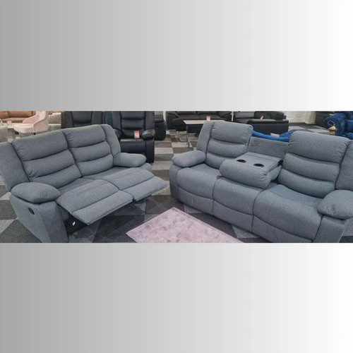 Roma linen recliner sofa 3 - roma,