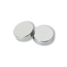 2 x Chrome Cover Cap for Towel