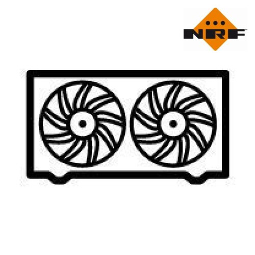 Fan engine cooling nrf 47756 - engine,