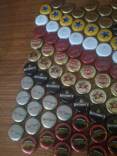 Beer bottle caps 500 - caps, various