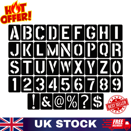 Pcs letter stencils large - pcs,