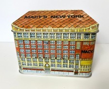 RARE Vintage Ian Logan England Collectible Tin w/ Hinged Lid * Macy's New York