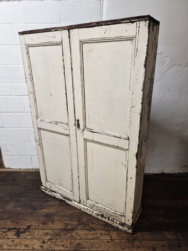 Antique painted larder - antique,