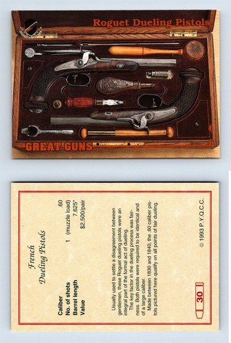 Roguet dueling pistols 30 - roguet,