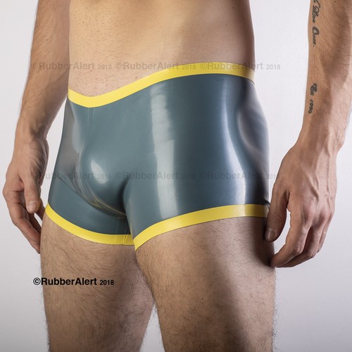 Rubber sports shorts contrast - rubber,