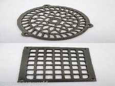 5"  CAST IRON GUTTER GULLEY GRID DRAINAGE GUARD COVER PROTECTOR LID CAP 