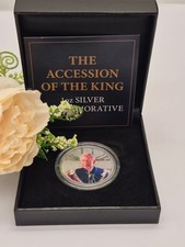 Sterling Silver King Charles 1oz Coin, Mint Condition,