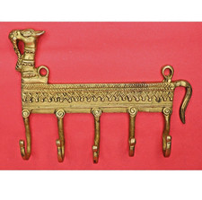 Camel Shape Vintage Repro Handmade Solid Brass Cloth Towel Key Wall Hanger