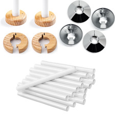 Radiator Pipe Covers White