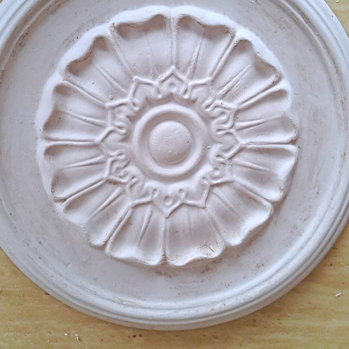 Plaster ceiling rose rosette - plaster,