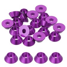 M6 Cone Cup Washers, Anodized