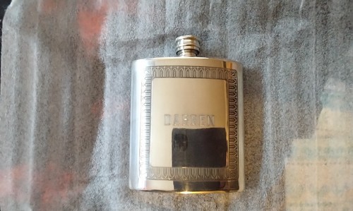 Sheffield pewter hip flask 5oz - hip,