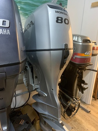 Used honda outboard bf80hp - outboard,