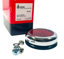 Lucas RER25 2" Red Rear Reflector LU57124 57124 Triumph BSA Norton Classic