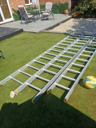 Triple extension ladders - extension,
