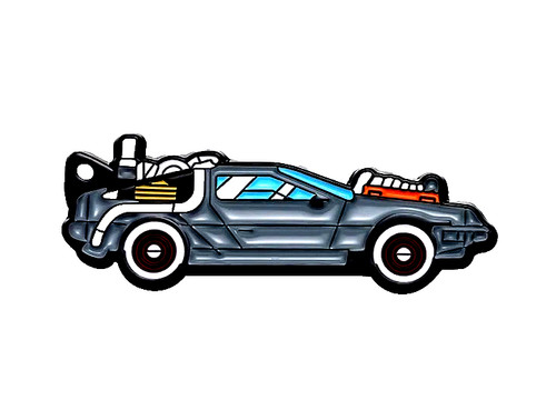 Retro sports car brooch pin - retro,
