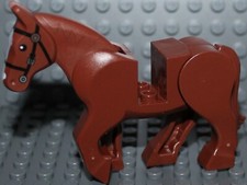 Lego Reddish Brown Horse  (10352c01pb01)  NEW!!!
