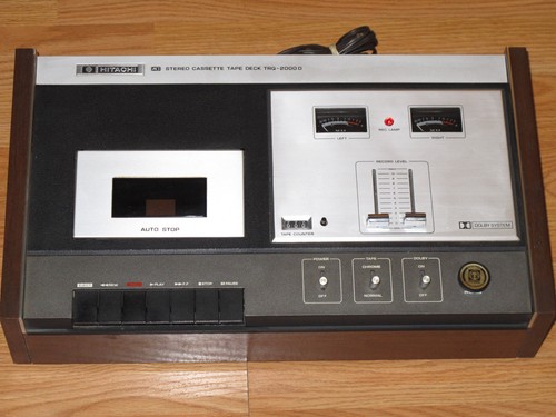 Vtg hitachi trq 2000d stereo - vtg, trq-2000d