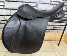 17 1/2” Wide-XW Jeffries Falcon English Event GP Saddle - Black