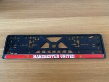 Manchester United Car Van Registration Number Plate Surrounds Holder Frame   