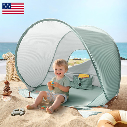 Tiny land baby beach - baby, tent