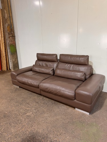 Roche bobois brown leather - roche,