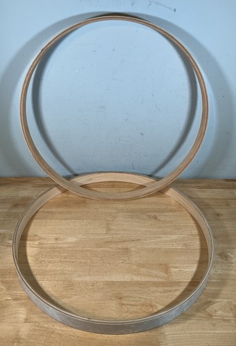 Wooden bass drum hoops - bass,