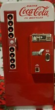 Coca Cola vending machine bank..1995..sturdy die cast decorative..NICE !