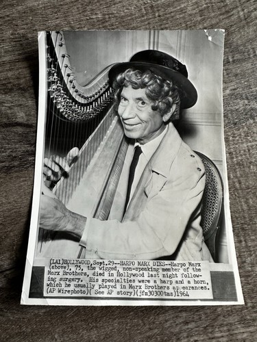 Harpo marx death - marx, announcement