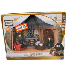 Wizarding World Harry Potter Magical Minis Hagrid’s Hut Playset w/ 2 Figures NEW