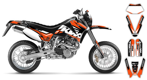 Ktm graphics sxc 625 640 - ktm,