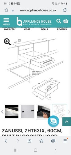 Zanussi zht631x 60cm cooker - zht631x,