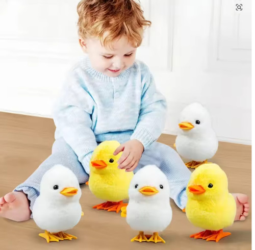 Yellow jumping chicken - yellow,