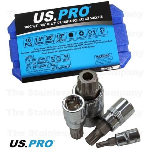 Pro triple square spline - us,