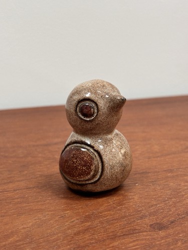 Studio pottery bird figurine - pottery,