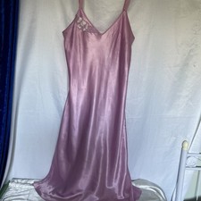 BHS 14 Vtg Lilac Silky Satin