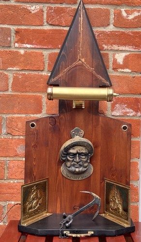Vintage nautical wall lamp - vintage,