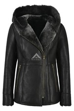 Ladies Sheepskin Jacket Black