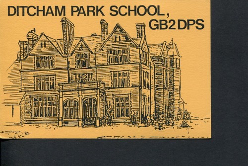 Qsl card radio gb2dps - radio, uk