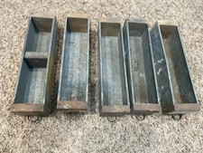 5x Antique Wood Heller Library