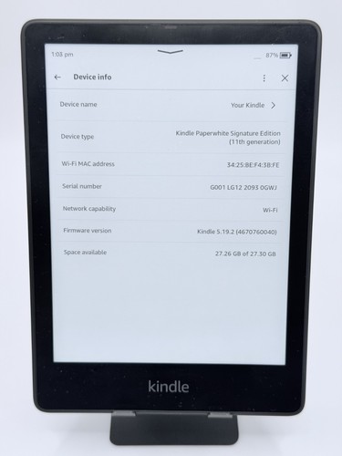 Amazon kindle paperwhite 11th - kindle,