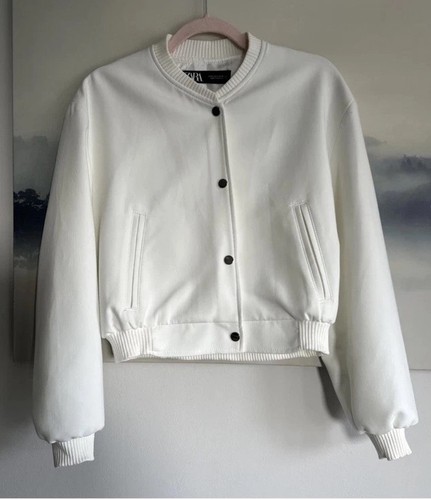 Zara cotton bomber jacket - bomber,