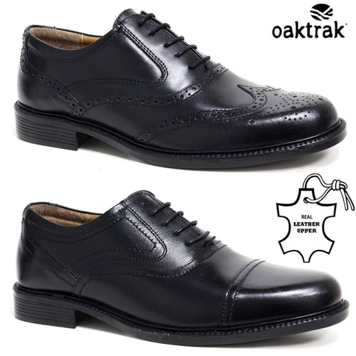 Mens leather brogues - brogues, smart