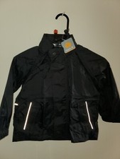 *Regatta Kids Boys School Lightweight Packaway Waterproof Jacket Rain Coat 3/4*