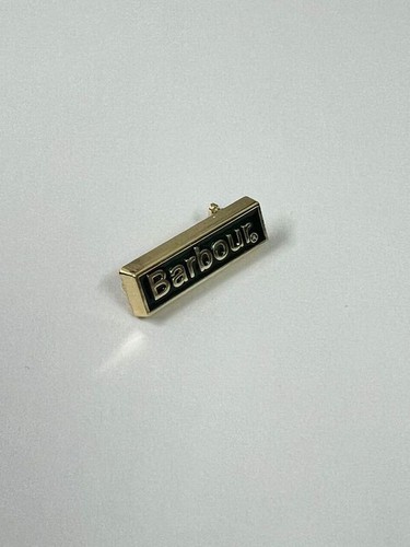 Barbour pin badge - barbour, gold