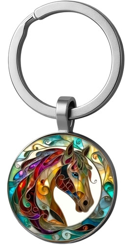 Vibrant horse colourful - |,