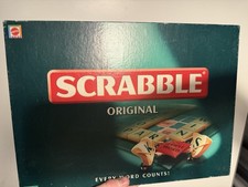Mattel Scrabble Original Complete Board Game - 51263 Vintage 
