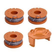 3 x Spool & Line & Cap For Spear Jackson 18V 36V Mac ALLister Strimmer Trimmer