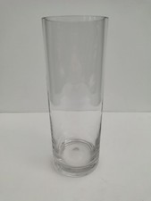 Clear Glass Cylinder Vase 24cm