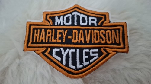 Harley davidson upcycled patch - davidson,
